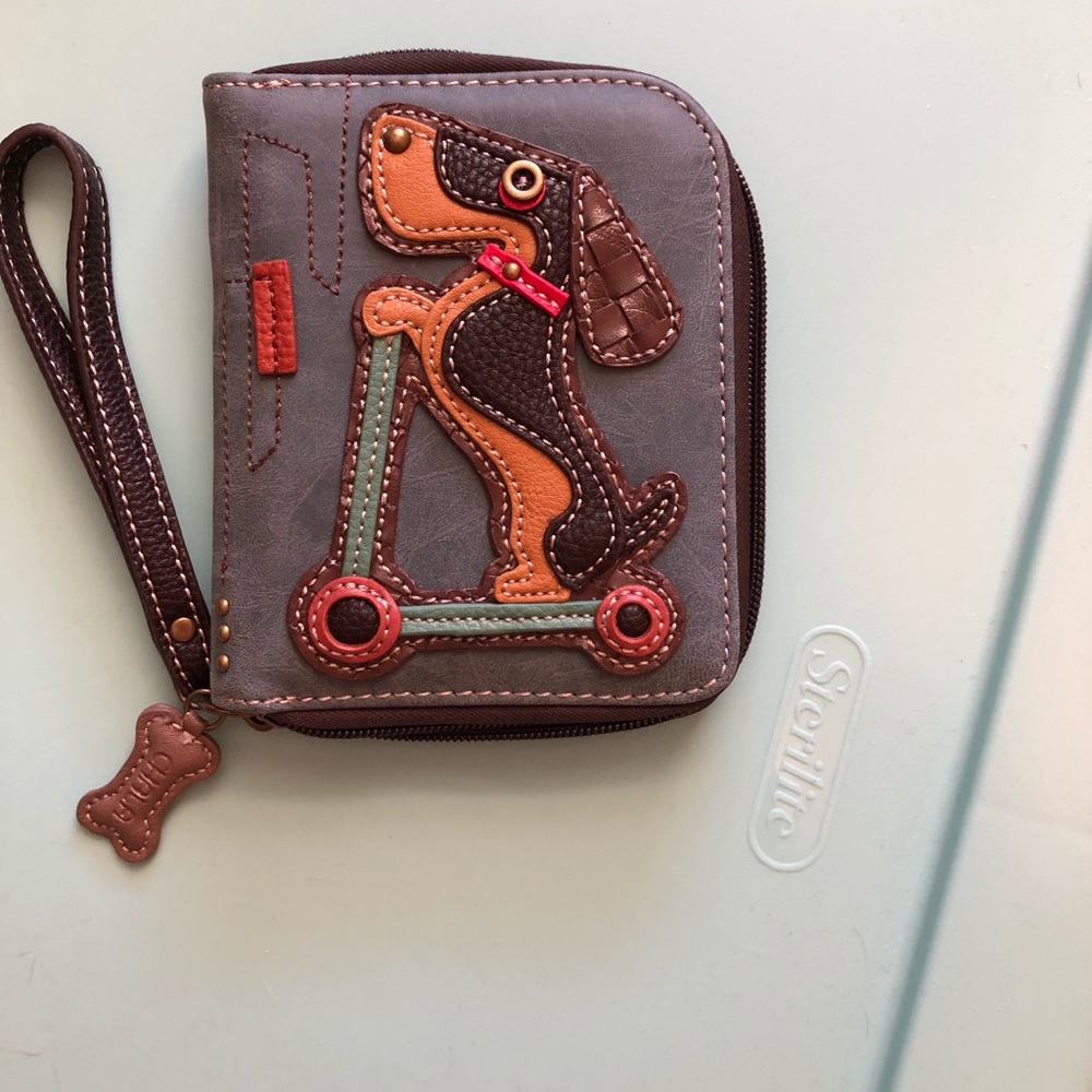 Chala miniature daschund wallet